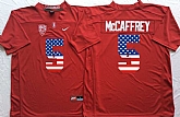 Stanford Cardinals #5 Christian McCaffrey Red USA Flag College Stitched Jersey,baseball caps,new era cap wholesale,wholesale hats
