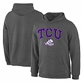 TCU Horned Frogs Charcoal Campus Pullover Hoodie,baseball caps,new era cap wholesale,wholesale hats