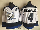 Tampa Bay Lightning #4 Vincent Lecavalier White CCM Throwback Jersey,baseball caps,new era cap wholesale,wholesale hats