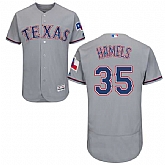 Texas Rangers #35 Cole Hamels Gray Flexbase Collection Stitched MLB Jersey,baseball caps,new era cap wholesale,wholesale hats
