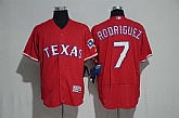 Texas Rangers #7 Rodriguez Red Flexbase Collection Stitched MLB Jersey,baseball caps,new era cap wholesale,wholesale hats
