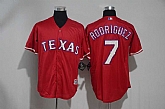 Texas Rangers #7 Rodriguez Red New Cool Base Stitched Jersey,baseball caps,new era cap wholesale,wholesale hats