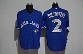 Toronto Blue Jays #2 Troy Tulowitzki Blue 2017 Spring Training Flexbase Collection Stitched Jersey,baseball caps,new era cap wholesale,wholesale hats