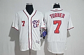 Washington Nationals #7 Trea Turner White Flexbase Collection Stitched MLB Jersey,baseball caps,new era cap wholesale,wholesale hats