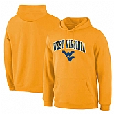 West Virginia Mountaineers Gold Campus Pullover Hoodie,baseball caps,new era cap wholesale,wholesale hats