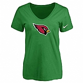 Women's Arizona Cardinals D.Green Logo V neck T-Shirt FengYun,baseball caps,new era cap wholesale,wholesale hats