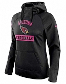 Women's Arizona Cardinals Nike Breast Cancer Awareness Circuit Performance Pullover Hoodie - Black FengYun,baseball caps,new era cap wholesale,wholesale hats