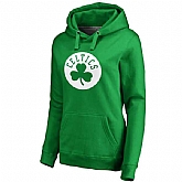 Women's Boston Celtics Fanatics Branded Kelly Green St. Patrick's Day White Logo Pullover Hoodie FengYun,baseball caps,new era cap wholesale,wholesale hats
