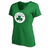 Women's Boston Celtics Fanatics Branded Kelly Green St. Patrick's Day White Logo T-Shirt FengYun,baseball caps,new era cap wholesale,wholesale hats