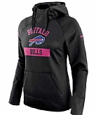 Women's Buffalo Bills Nike Breast Cancer Awareness Circuit Performance Pullover Hoodie - Black FengYun,baseball caps,new era cap wholesale,wholesale hats