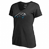 Women's Carolina Panthers Pro Line by Fanatics Branded Black Big & Tall Gradient Logo T-Shirt FengYun,baseball caps,new era cap wholesale,wholesale hats
