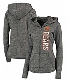 Women's Chicago Bears G III 4Her by Carl Banks Recovery Full Zip Hoodie Heathered Gray FengYun,baseball caps,new era cap wholesale,wholesale hats