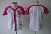 Women's Chicago White Sox Blank White Pink Splash Fashion Stitched Jersey,baseball caps,new era cap wholesale,wholesale hats