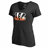 Women's Cincinnati Bengals Pro Line by Fanatics Branded Black Big & Tall Gradient Logo T-Shirt FengYun,baseball caps,new era cap wholesale,wholesale hats