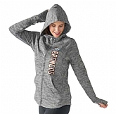 Women's Denver Broncos G III 4Her by Carl Banks Recovery Full Zip Hoodie Heathered Gray FengYun,baseball caps,new era cap wholesale,wholesale hats