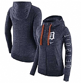 Women's Detroit Tigers Nike Vintage Full-Zip Hoodie - Heather Navy FengYun,baseball caps,new era cap wholesale,wholesale hats