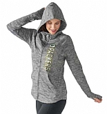 Women's Green Bay Packers G III 4Her by Carl Banks Recovery Full Zip Hoodie Heathered Gray FengYun,baseball caps,new era cap wholesale,wholesale hats