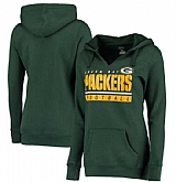 Women's Green Bay Packers Majestic Plus Size Self Determination Pullover Hoodie - Green FengYun,baseball caps,new era cap wholesale,wholesale hats