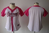 Women's Houston Astros Blank White Pink Splash Fashion Stitched Jersey,baseball caps,new era cap wholesale,wholesale hats