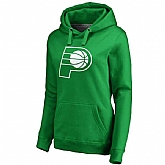 Women's Indiana Pacers Fanatics Branded Kelly Green St. Patrick's Day White Logo Pullover Hoodie FengYun,baseball caps,new era cap wholesale,wholesale hats