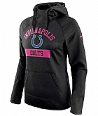 Women's Indianapolis Colts Nike Breast Cancer Awareness Circuit Performance Pullover Hoodie - Black FengYun,baseball caps,new era cap wholesale,wholesale hats