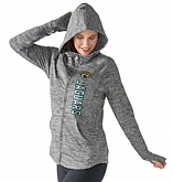 Women's Jacksonville Jaguars G III 4Her by Carl Banks Recovery Full Zip Hoodie Gray FengYun,baseball caps,new era cap wholesale,wholesale hats