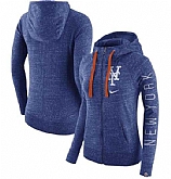 Women's New York Mets Nike Vintage Full-Zip Hoodie - Heather Royal FengYun,baseball caps,new era cap wholesale,wholesale hats