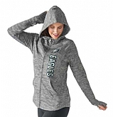 Women's Philadelphia Eagles G III 4Her by Carl Banks Recovery Full Zip Hoodie Heathered Gray FengYun,baseball caps,new era cap wholesale,wholesale hats