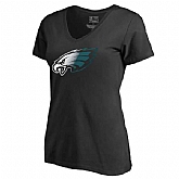 Women's Philadelphia Eagles Pro Line by Fanatics Branded Black Big & Tall Gradient Logo T-Shirt FengYun,baseball caps,new era cap wholesale,wholesale hats