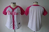 Women's Philadelphia Phillies Blank White Pink Splash Fashion Stitched Jersey,baseball caps,new era cap wholesale,wholesale hats