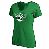 Women's Phoenix Suns Fanatics Branded Kelly Green St. Patrick's Day White Logo T-Shirt FengYun,baseball caps,new era cap wholesale,wholesale hats
