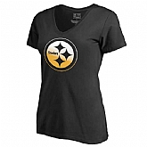 Women's Pittsburgh Steelers Pro Line by Fanatics Branded Black Big & Tall Gradient Logo T-Shirt FengYun,baseball caps,new era cap wholesale,wholesale hats