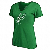 Women's San Antonio Spurs Fanatics Branded Kelly Green St. Patrick's Day White Logo T-Shirt FengYun,baseball caps,new era cap wholesale,wholesale hats