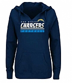 Women's San Diego Chargers Majestic Self-Determination Pullover Hoodie - Navy FengYun,baseball caps,new era cap wholesale,wholesale hats