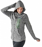 Women's Seattle Seahawks G III 4Her by Carl Banks Recovery Full Zip Hoodie Heathered Gray FengYun,baseball caps,new era cap wholesale,wholesale hats