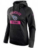 Women's Tennessee Titans Nike Breast Cancer Awareness Circuit Performance Pullover Hoodie - Black FengYun,baseball caps,new era cap wholesale,wholesale hats