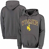 Wyoming Cowboys Charcoal Campus Pullover Hoodie,baseball caps,new era cap wholesale,wholesale hats