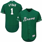 Atlanta Braves #1 Erick Aybar Green Celtic Flexbase Stitched Jersey DingZhi,baseball caps,new era cap wholesale,wholesale hats