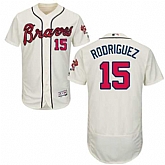 Atlanta Braves #15 Sean Rodriguez Cream Flexbase Stitched Jersey DingZhi,baseball caps,new era cap wholesale,wholesale hats