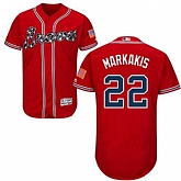 Atlanta Braves #22 Nick Markakis Red Flexbase Stitched Jersey DingZhi,baseball caps,new era cap wholesale,wholesale hats