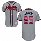 Atlanta Braves #25 Tyler Flowers Gray Flexbase Stitched Jersey DingZhi,baseball caps,new era cap wholesale,wholesale hats