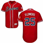 Atlanta Braves #25 Tyler Flowers Red Flexbase Stitched Jersey DingZhi,baseball caps,new era cap wholesale,wholesale hats