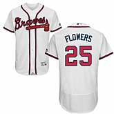 Atlanta Braves #25 Tyler Flowers White Flexbase Stitched Jersey DingZhi,baseball caps,new era cap wholesale,wholesale hats