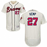 Atlanta Braves #27 Matt Kemp Cream Flexbase Stitched Jersey DingZhi,baseball caps,new era cap wholesale,wholesale hats
