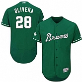 Atlanta Braves #28 Hector Olivera Green Celtic Flexbase Stitched Jersey DingZhi,baseball caps,new era cap wholesale,wholesale hats