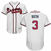 Atlanta Braves #3 Babe Ruth White Flexbase Stitched Jersey DingZhi,baseball caps,new era cap wholesale,wholesale hats