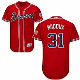 Atlanta Braves #31 Greg Maddux Red Flexbase Stitched Jersey DingZhi,baseball caps,new era cap wholesale,wholesale hats