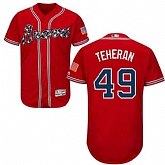 Atlanta Braves #49 Julio Teheran Red Flexbase Stitched Jersey DingZhi,baseball caps,new era cap wholesale,wholesale hats