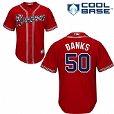 Atlanta Braves #50 John Danks Red New Cool Base Stitched Jersey DingZhi,baseball caps,new era cap wholesale,wholesale hats