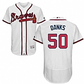 Atlanta Braves #50 John Danks White Flexbase Stitched Jersey DingZhi,baseball caps,new era cap wholesale,wholesale hats